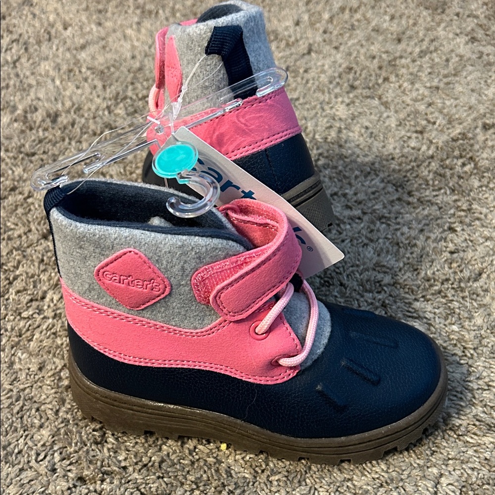 Carter's Pink and Navy Kids Boots